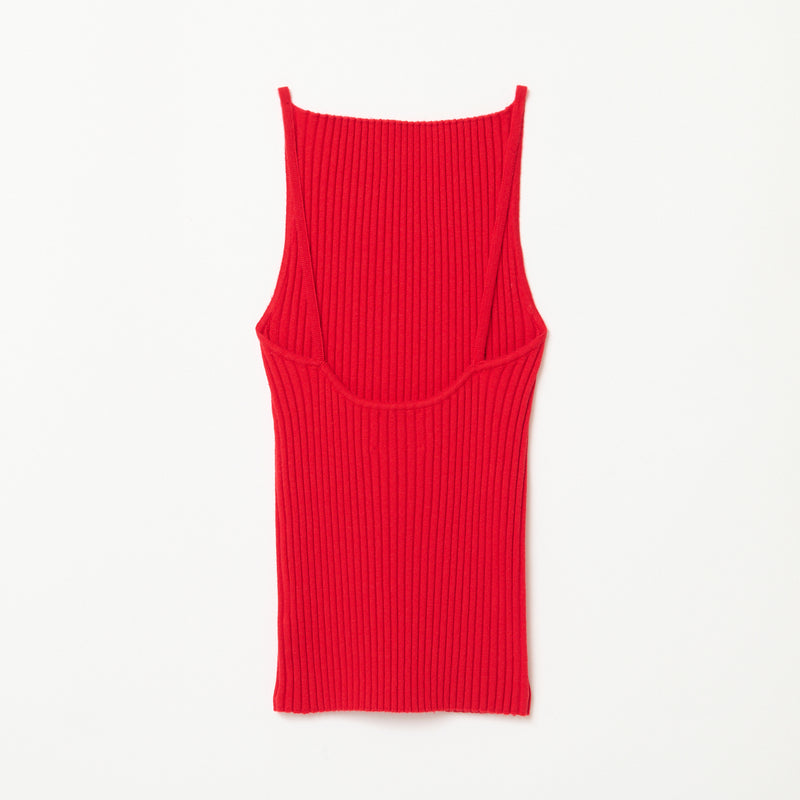 KNIT CAMI / RED