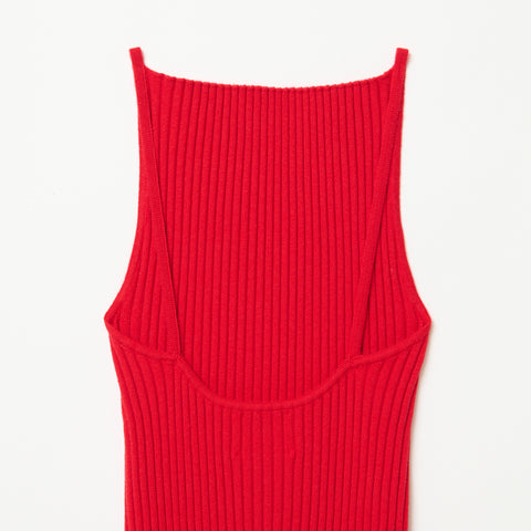 KNIT CAMI / RED