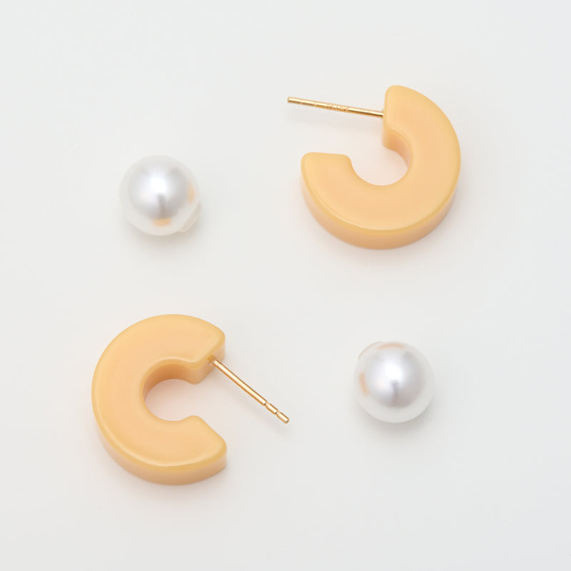 お値下げ THE SHISHIKUI Pierce IIII / BEIGE Pierce / BEIGE – SHISHIKUI