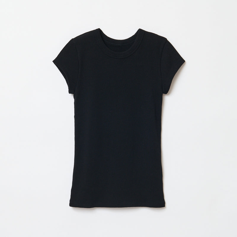 THE SHISHIKUI シシクイ rib knit legg／S／black Rib Knit legg / BLACK – SHISHIKUI