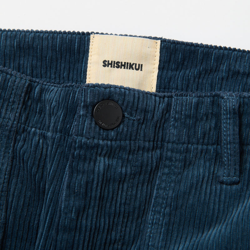 YUKI【THE SHISHIKUI】 CORDUROY BAKER CORDUROY BAKER / NAVY – SHISHIKUI