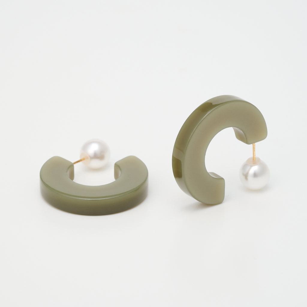 THE SHISHIKUI Pierce /GREEN シシクイピアス THE SHISHIKUI モスグリーン ピアス シシクイ THE SHISHIKUI Pierce II