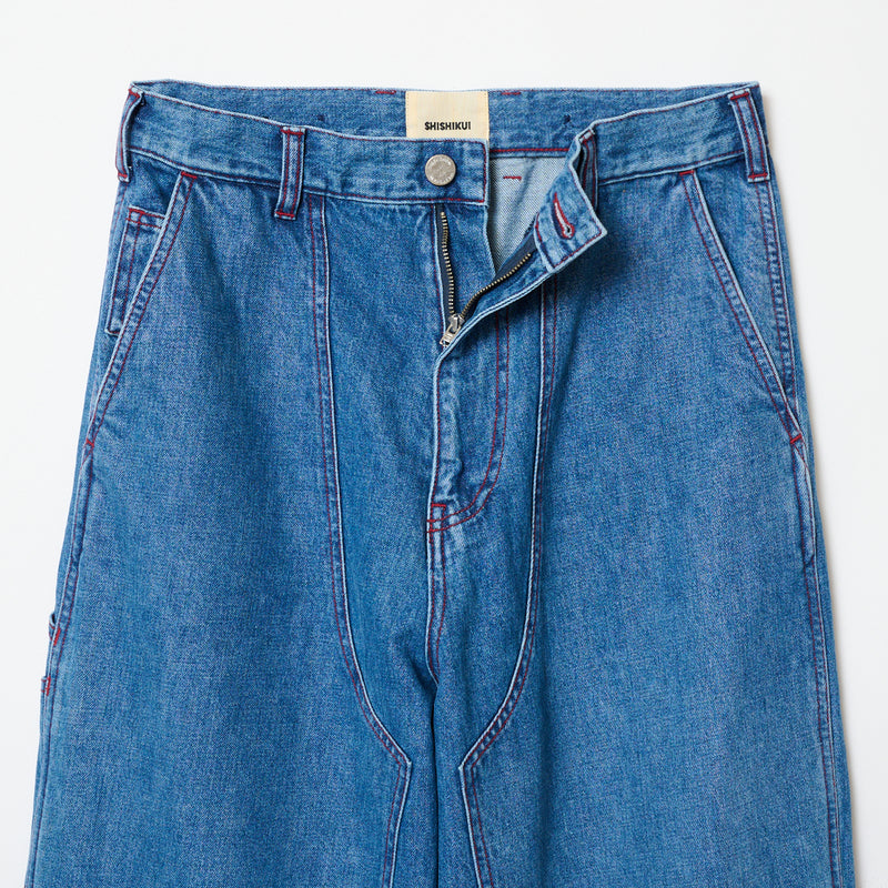 THE SHISHIKUI Painter pants INDIGO36シシクイ Painter pants / INDIGO – SHISHIKUI