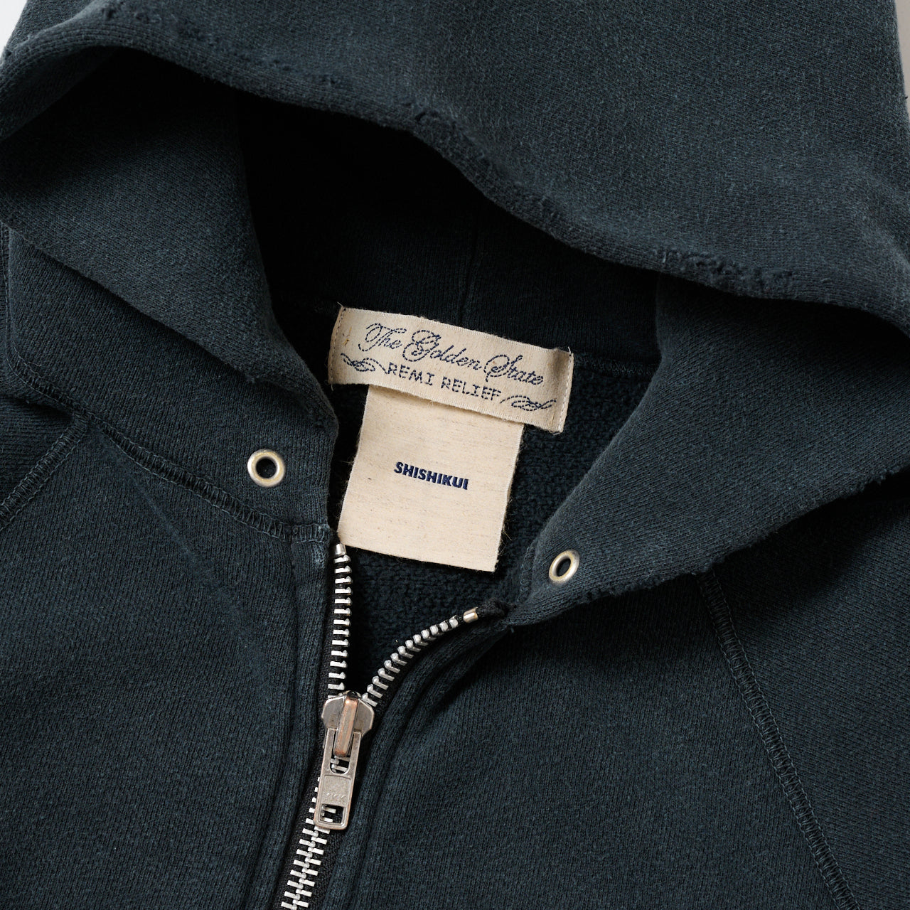 THE SHISHIKUI シシクイ ZIPAR / BLACK パーカー ZIPAR / BLACK – SHISHIKUI