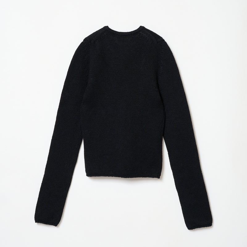 RIBB TOP / BLACK シシクイ　SHISHIKUI RIBB TOP / BLACK – SHISHIKUI