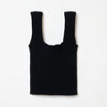 RIBB TOP / BLACK