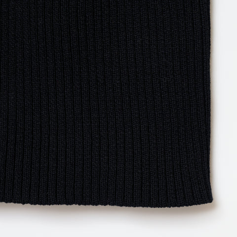 RIBB TOP / BLACK