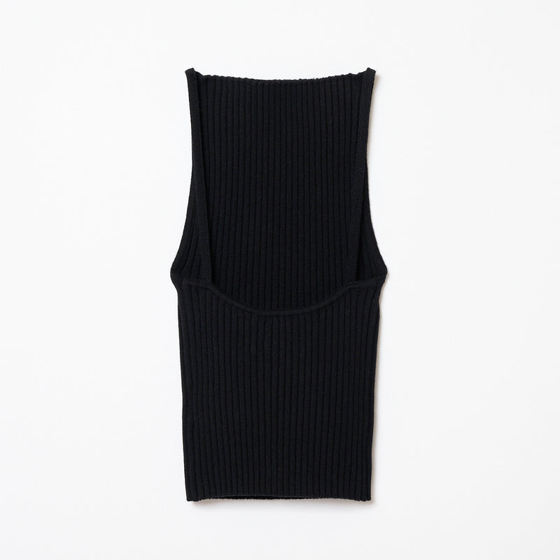 knit cami S / BLACK