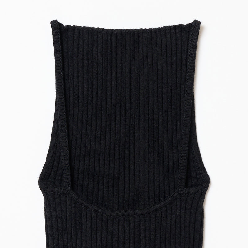 knit cami S / BLACK