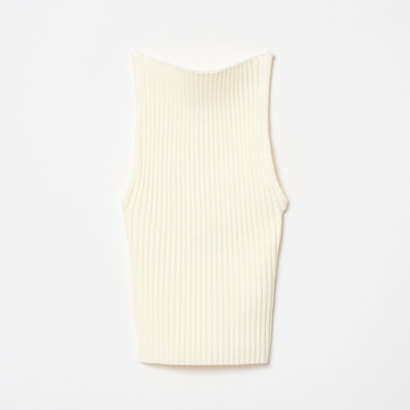 knit cami S / OFF WHITE