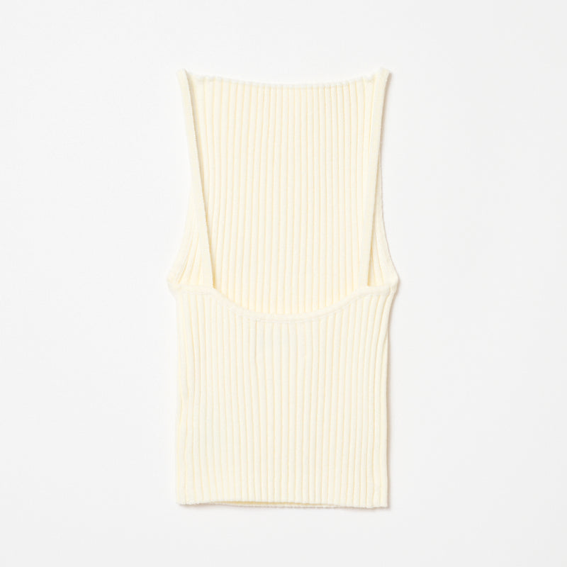 knit cami S / OFF WHITE