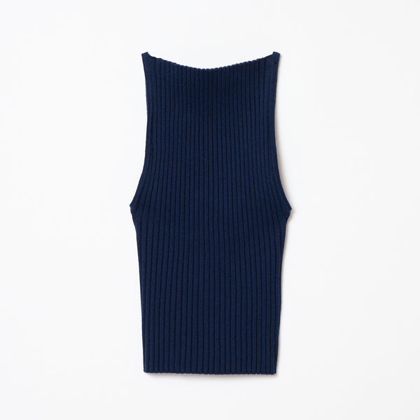 knit cami S / NAVY – SHISHIKUI