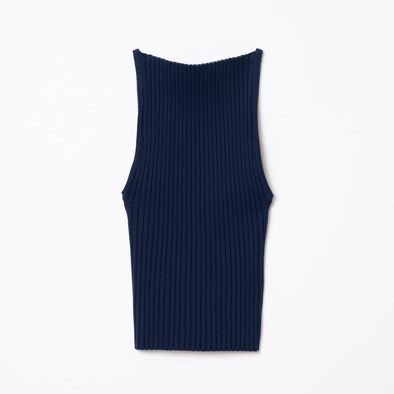 knit cami S / NAVY