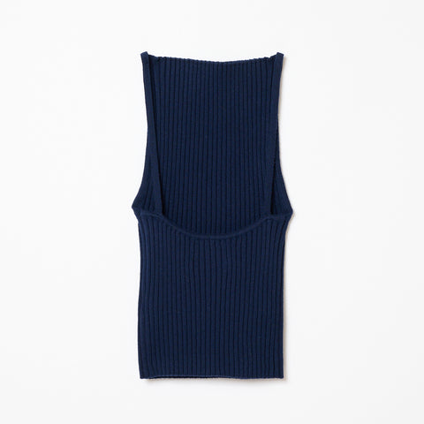 トップス THE SHISHIKUI knit cami | blue grey knit cami S / NAVY – SHISHIKUI