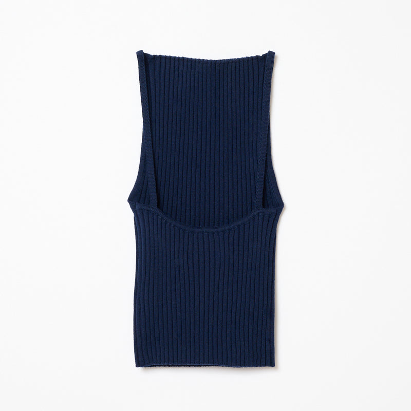 knit cami S / NAVY