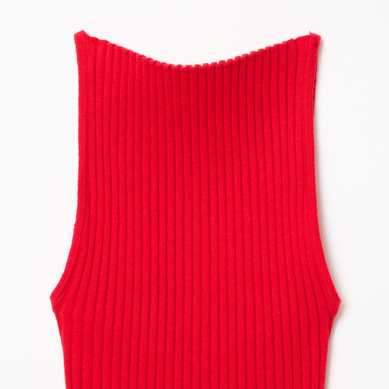 knit cami S / RED