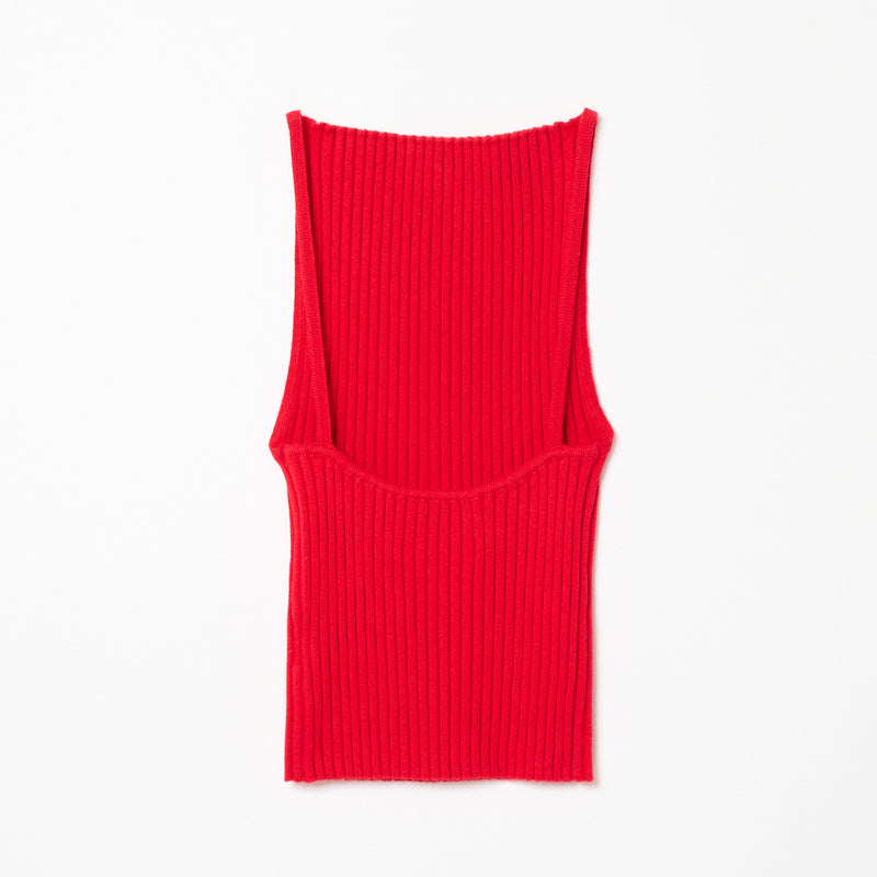 knit cami S / RED
