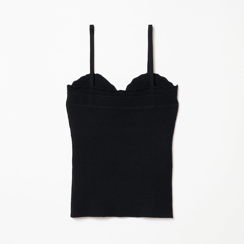 FRILLS TOP / BLACK