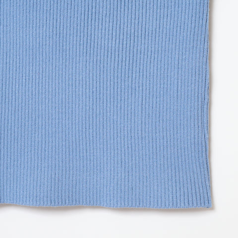 FRILLS TOP / SAX BLUE