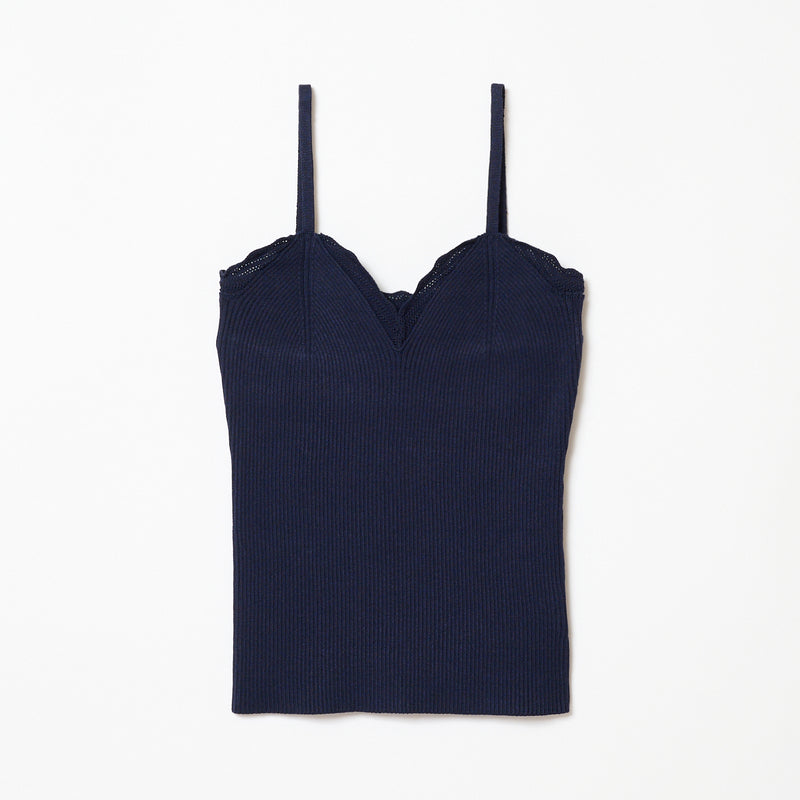FRILLS TOP / NAVY