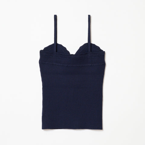 FRILLS TOP / NAVY
