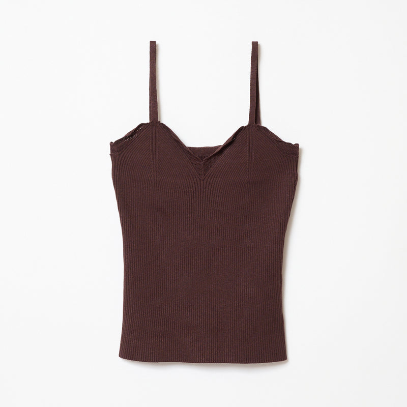 FRILLS TOP / D.BROWN