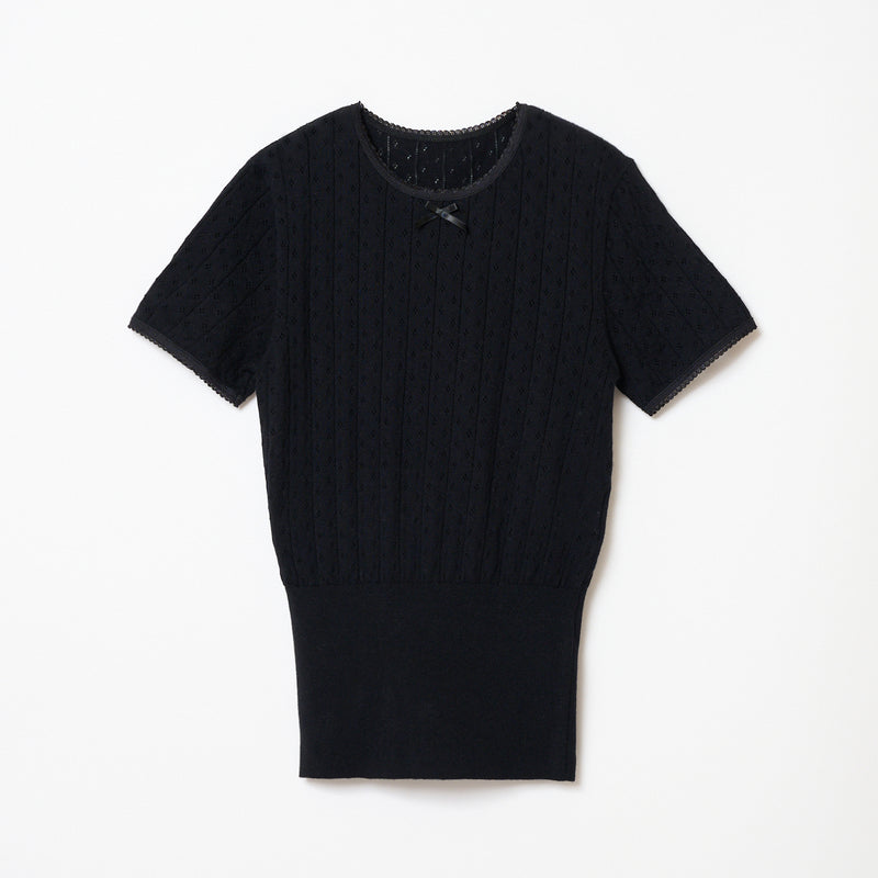 eyelet / BLACK