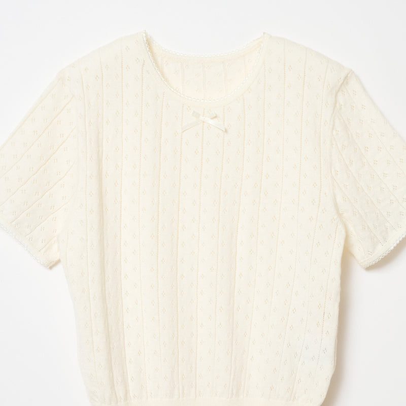 eyelet / OFF WHITE