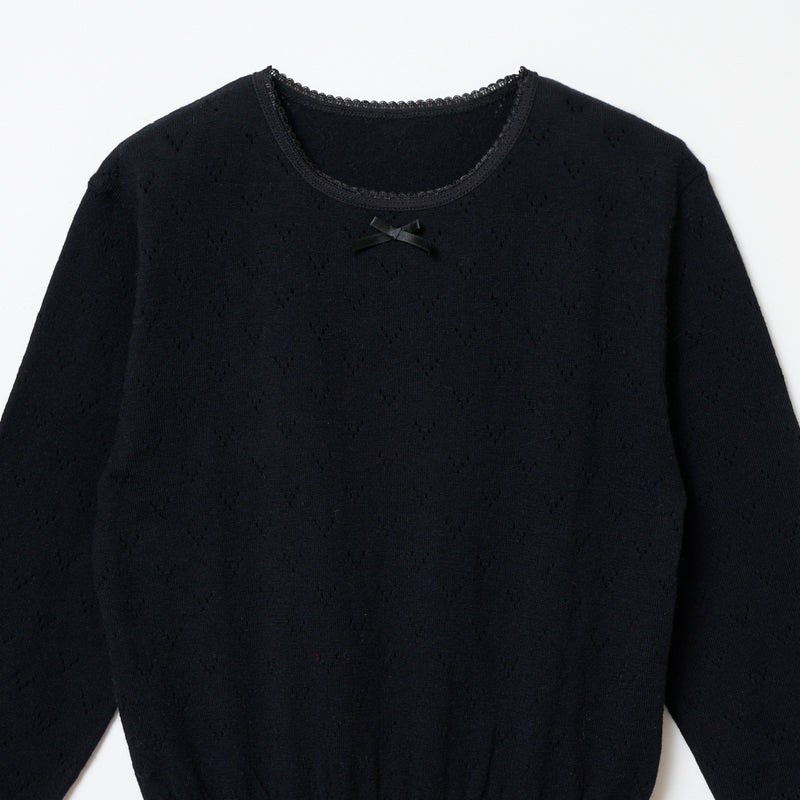 eyelet ha / BLACK