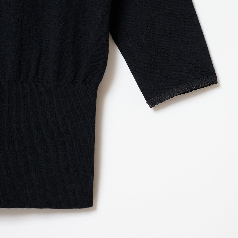 eyelet ha / BLACK