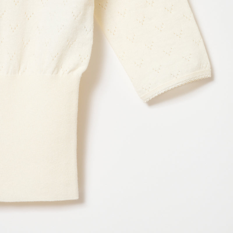 eyelet ha / OFF WHITE