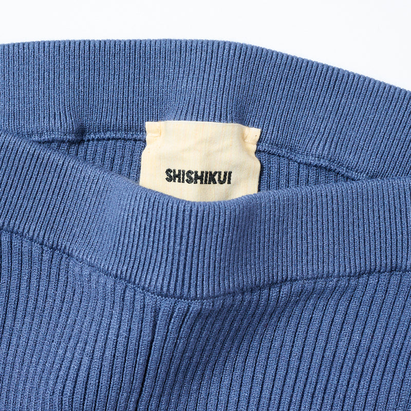 Rib Knit legg / BLUE – SHISHIKUI