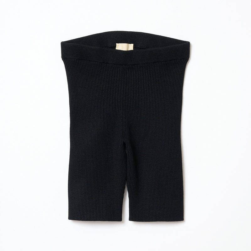 Rib Knit legg / BLACK