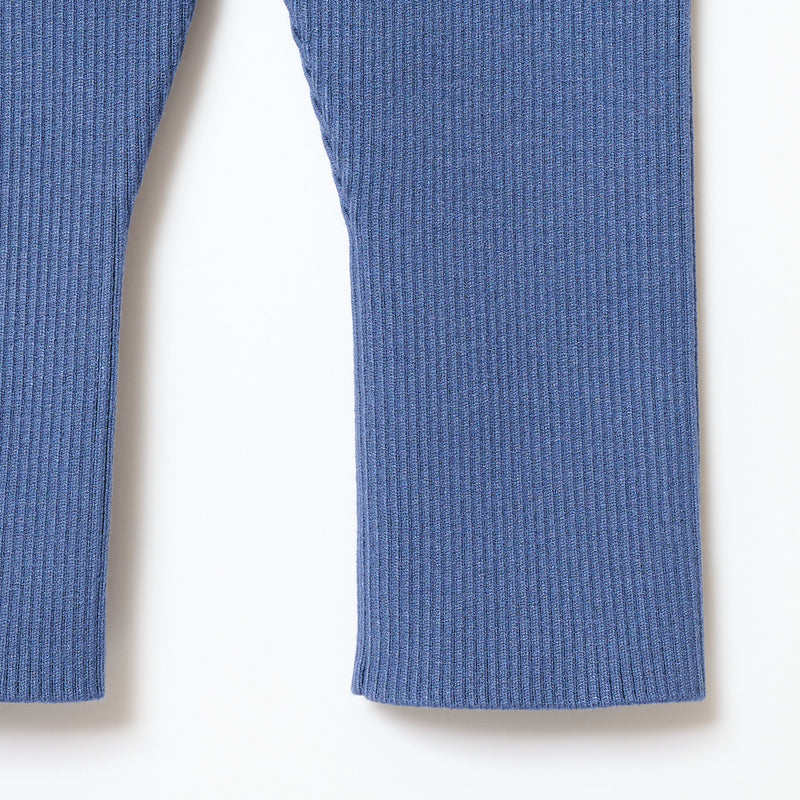 Rib Knit legg l / BLUE – SHISHIKUI