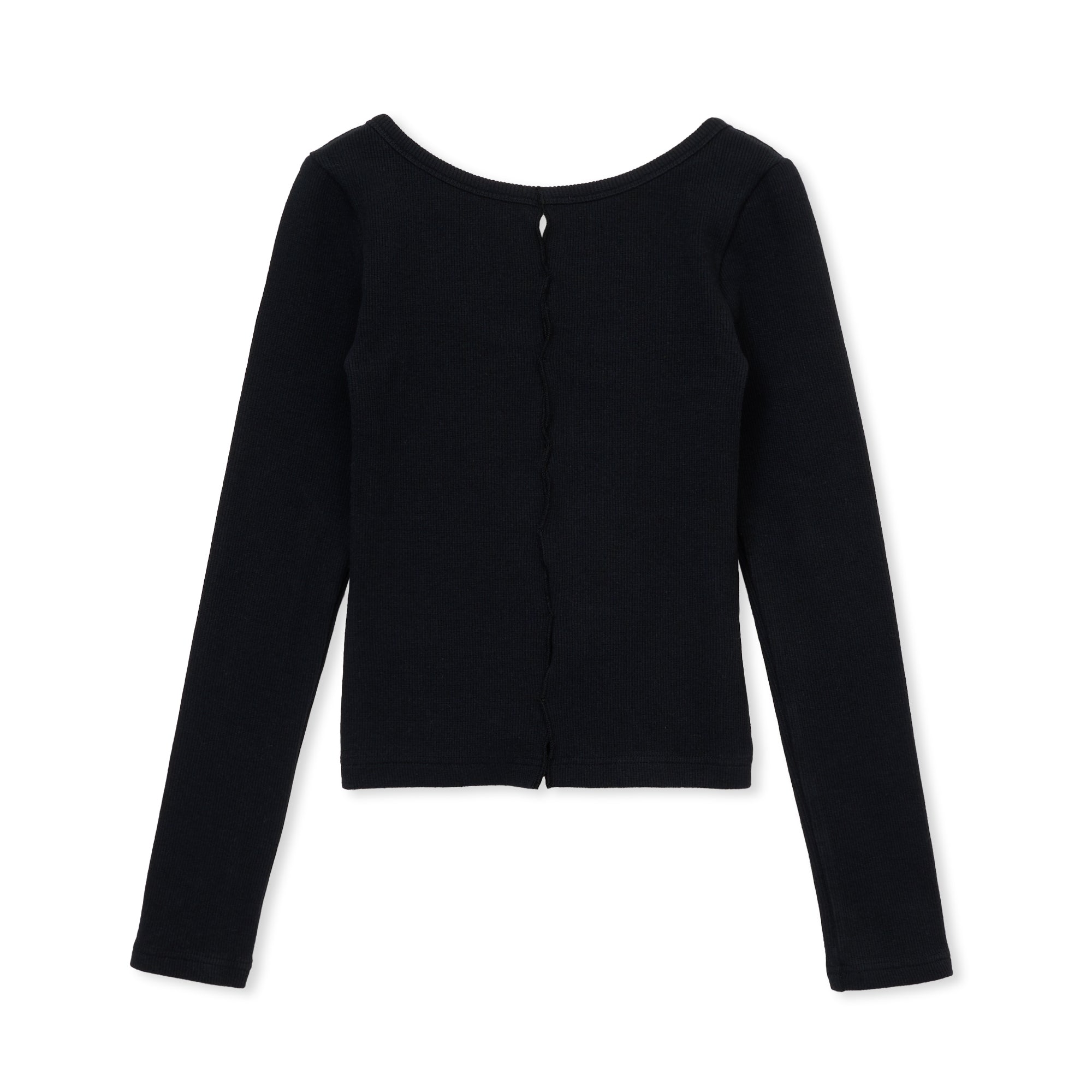 【shishikui】holed topp / black holed topp / BLACK – SHISHIKUI