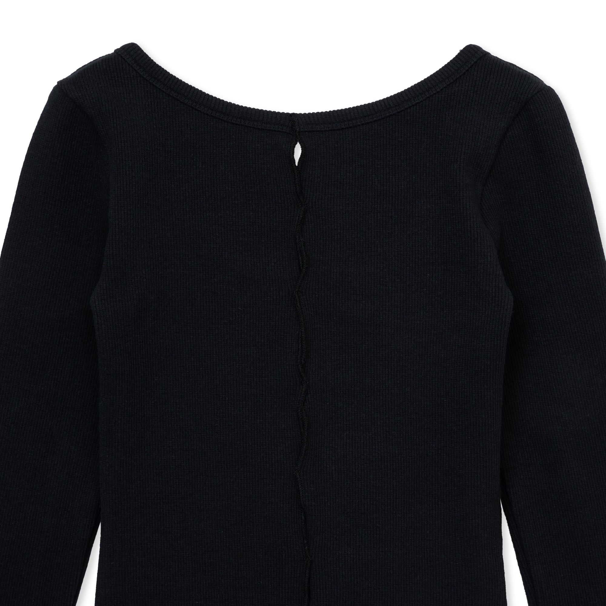 THE SHISHIKUI holed topp カットソー　ブラック holed topp / BLACK – SHISHIKUI