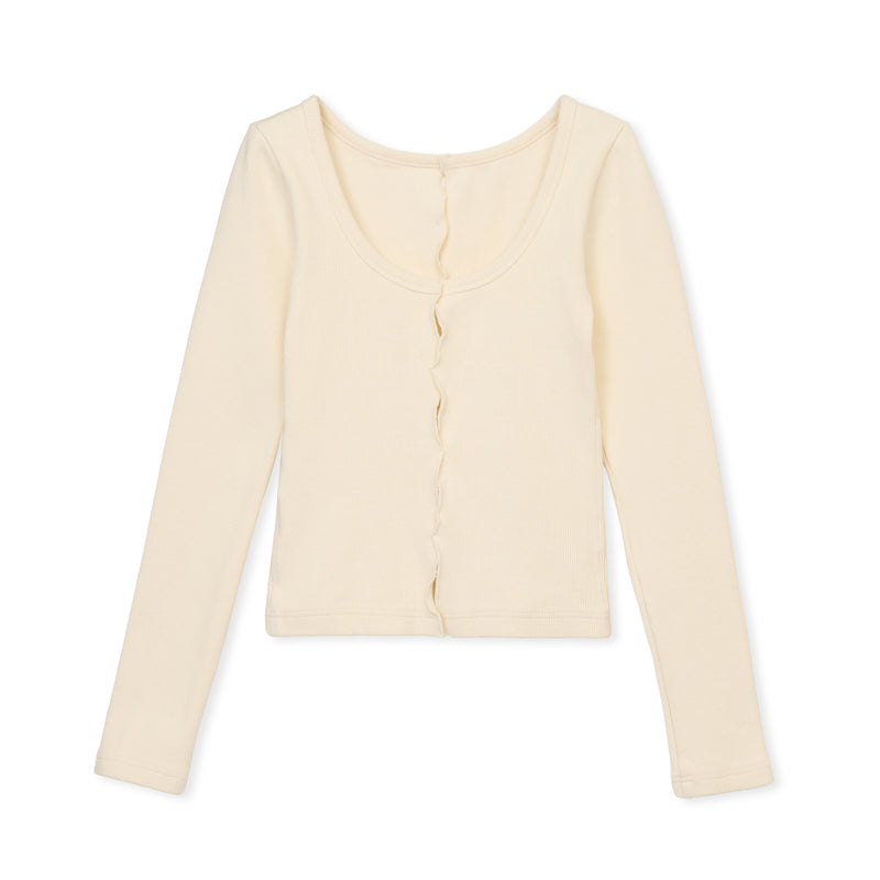holed topp / WHITE