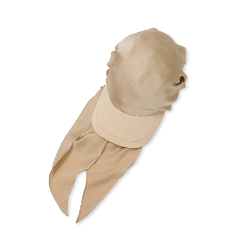 shishikuiシルク キャップ ベージュ 新品　シシクイ shishikuiシルク キャップ ベージュ 新品 シシクイ SILK SCARF