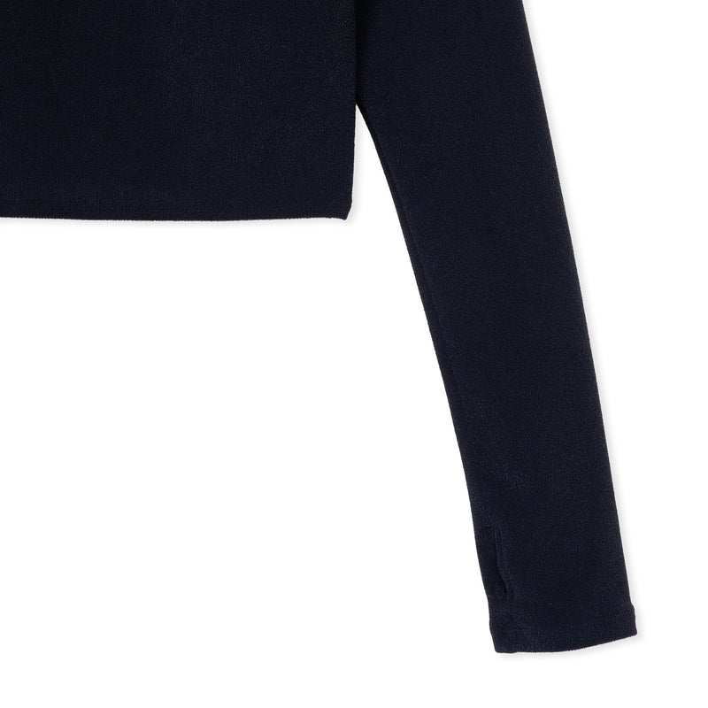 HALF ZIP / BLACK