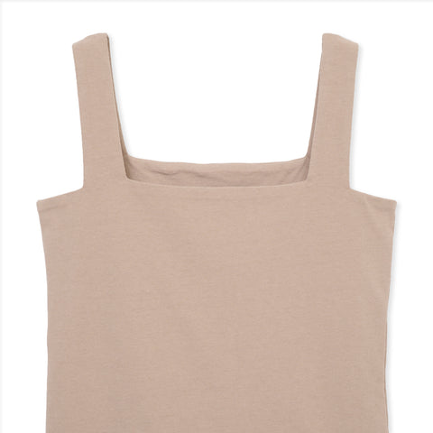 SQUARE TANK / BEIGE – SHISHIKUI
