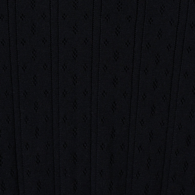 eyelet long / BLACK