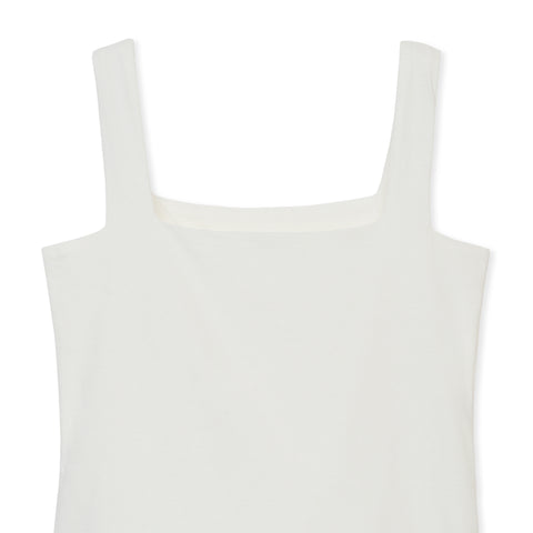 SQUARE TANK / WHITE