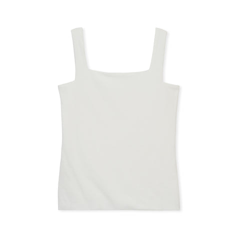 SQUARE TANK / WHITE