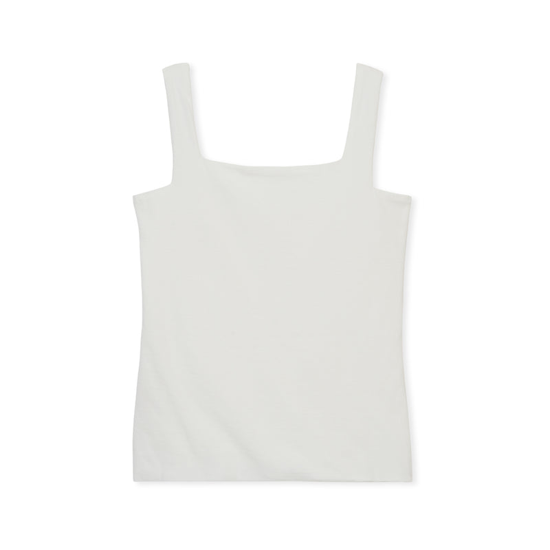 SQUARE TANK / WHITE