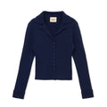 open collar / NAVY