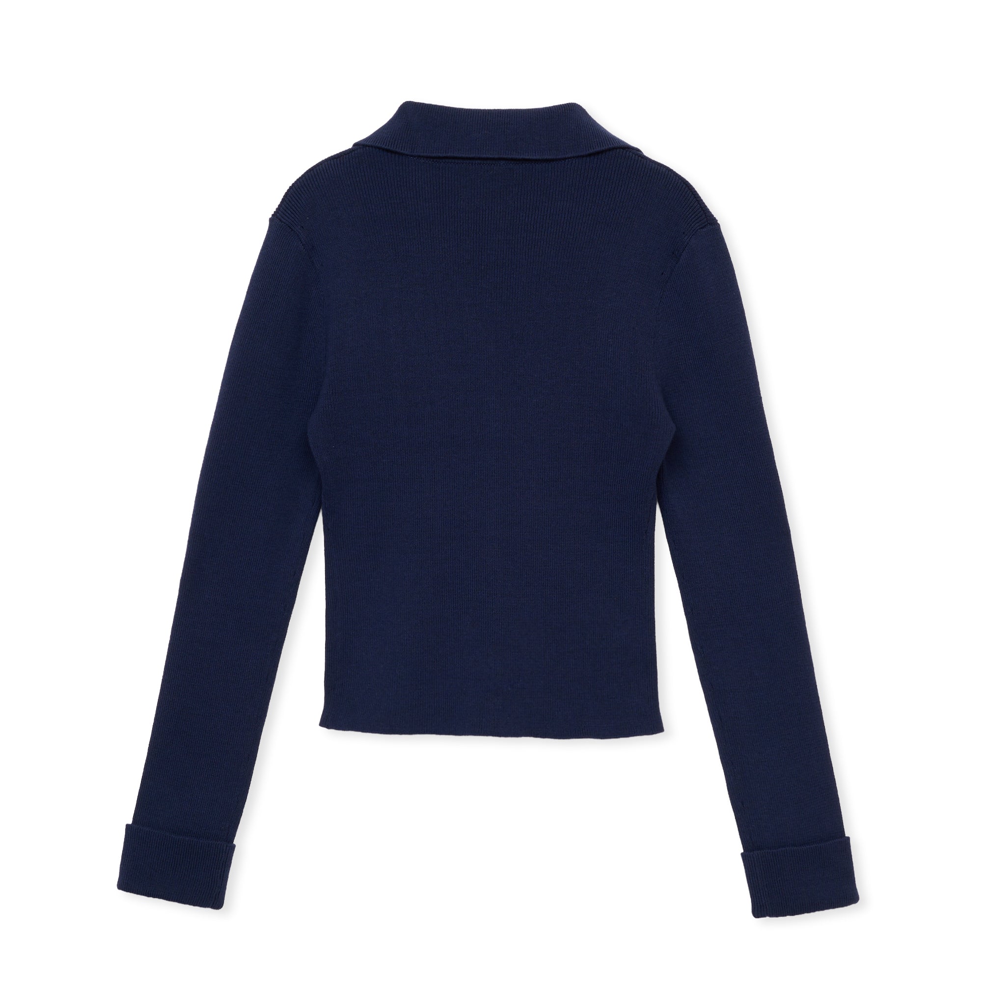 トップス SHISHIKUI POLO / NAVY open collar / NAVY – SHISHIKUI