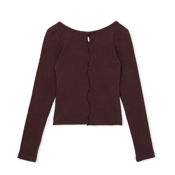 トップス SHISHIKUI holed topp D.BROWN holed topp / D.BROWN – SHISHIKUI