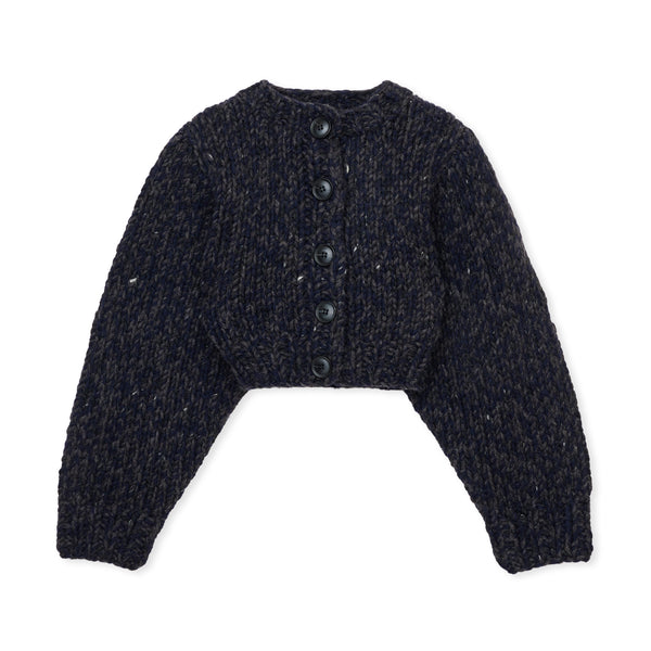 THE SHISHIKUI シシクイ　MIX ミックスカーディガン MIX / NAVY×GRAY – SHISHIKUI