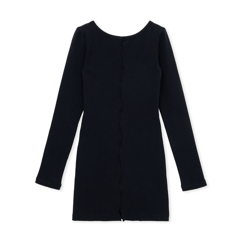 holed top b / BLACK