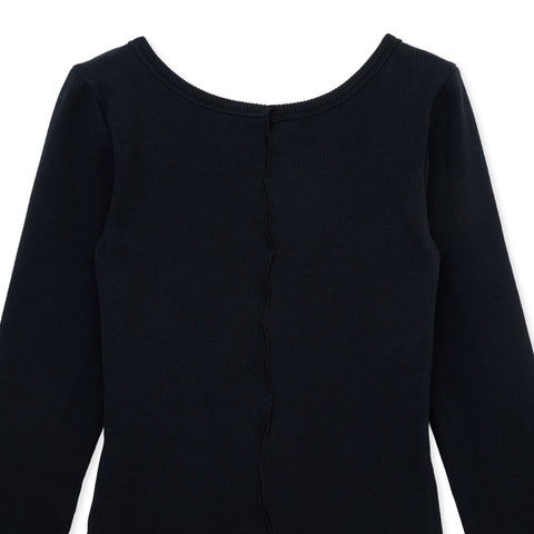 holed top b / BLACK
